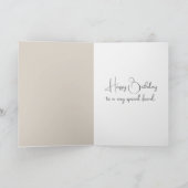 ウォーターカラーパンダベア誕生日 カード (内部)