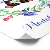 ウォーターカラーパンダ子供部屋アート ポスター (角)