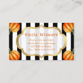 ウォーターカラーパンプキンケーキ&パイベーカリー 名刺 (裏面)