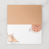 ウォーターカラーパンプキンパイフレンドディナープレイス プレイスカード (外部開封)