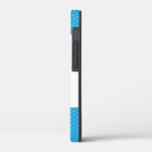 ウォーターカラーパープルアイリスボタニカルアートフローラ Case-Mate iPhoneケース (裏面 / 左)