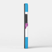 ウォーターカラーパープルアイリスボタニカルアートフローラ Case-Mate iPhoneケース (裏面 / 右)