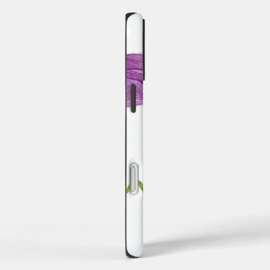 ウォーターカラーパープルアイリスボタニカルアートフローラ Case-Mate iPhoneケース (裏面 / 右)