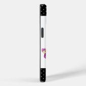 ウォーターカラーパープルアイリスボタニカルアートフローラ Case-Mate iPhoneケース (裏面 / 右)