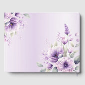 ウォーターカラーパープルフローラゲストハウス ゲストブック (裏面)