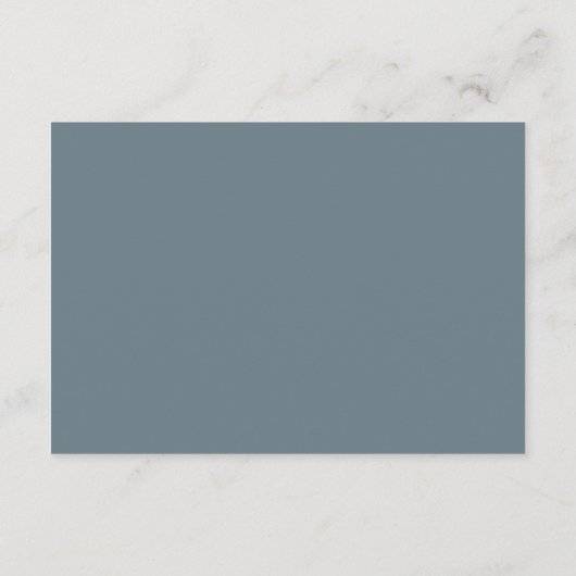 ウォーターカラーパームズと石板結婚ズ エンクロージャーカード (裏面)