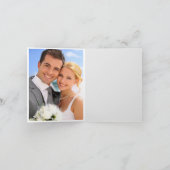 ウォーターカラーパームズと石板結婚ズ サンキューカード (内部)