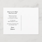 ウォーターカラーパームツリーマイハッピーに移動 案内ポストカード (裏面)