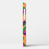 ウォーターカラーヒョウアニマルプリントイラストレーションパッテ Case-Mate iPhoneケース (裏面 / 左)