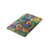 ウォーターカラーヒルサイドビレッジウィズハカラフルウス バスマット (アングル)