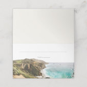 ウォーターカラービッグシュールカリフォルニアゲスト名 プレイスカード (外部開封)