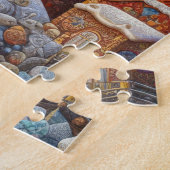 ウォーターカラービレッジクリスマスモティフスホリデー ジグソーパズル (側面)