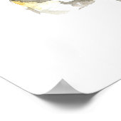 ウォーターカラービーアートプリント ポスター (角)