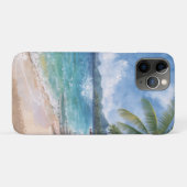 ウォーターカラービーチハワイ Case-Mate iPhoneケース (裏面(横))
