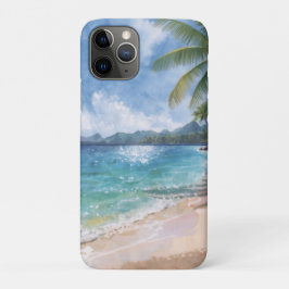 ウォーターカラービーチハワイ iPhone 11 PROケース