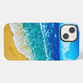ウォーターカラービーチiPhone / iPadケース iPhoneケース (裏面横)