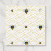 ウォーターカラービーバレンタインラベル フェイバータグ (裏面)