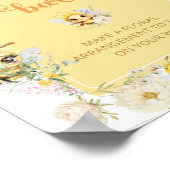 ウォーターカラービーフラワーバー ポスター (角)