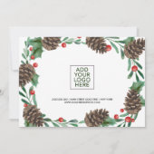 ウォーターカラーピネコーンホリデー |商品券 (裏面)