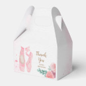 ウォーターカラーピンクバレリナシューズ フェイバーボックス (裏面サイド)