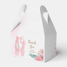 ウォーターカラーピンクバレリナシューズ フェイバーボックス