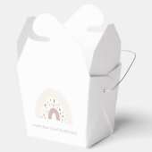 ウォーターカラーピンクパープルパステルレインボー誕生日 フェイバーボックス (オープン)