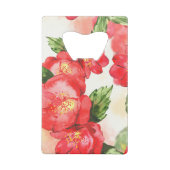 ウォーターカラーピンクローズ クレジットカード栓抜き (裏面)