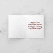 ウォーターカラーピンクローゼス春ブーケ50th カード (内部)