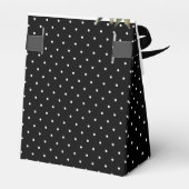 ウォーターカラーピンクローゼス白黒水玉模様 フェイバーボックス (裏面サイド)