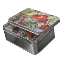 ウォーターカラーピーチツリーオーチャードフルーツハーベスト