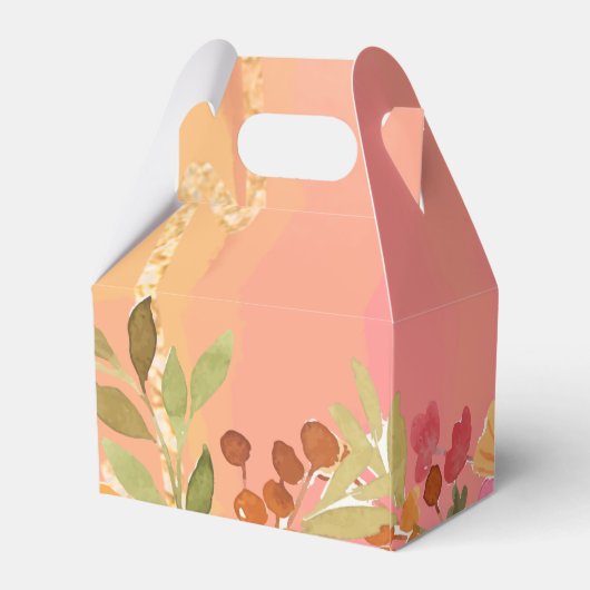 ウォーターカラーピーチピンクガーデン開花 フェイバーボックス (裏面サイド)