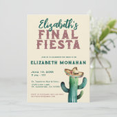 ウォーターカラーファイナルフィエスタバチェロレッテ招待状 招待状 (スタンド正面)