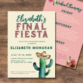 ウォーターカラーファイナルフィエスタバチェロレッテ招待状 招待状