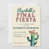 ウォーターカラーファイナルフィエスタバチェロレッテ招待状 招待状 (正面)