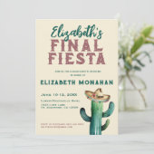 ウォーターカラーファイナルフィエスタバチェロレッテ招待状 招待状 (スタンド正面)