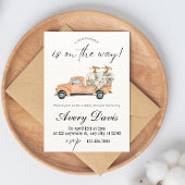 ウォーターカラーファームカボンプキンスベビーシャワー招待状 招待状