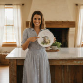 ウォーターカラーファームハウスヤギカスタム ペーパープレート