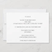 ウォーターカラーファームハウスヤギカスタム 招待状 (裏面)