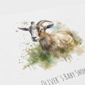 ウォーターカラーファームハウスヤギカスタム 招待状