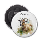 ウォーターカラーファームハウスヤギカスタム 栓抜き (正面)