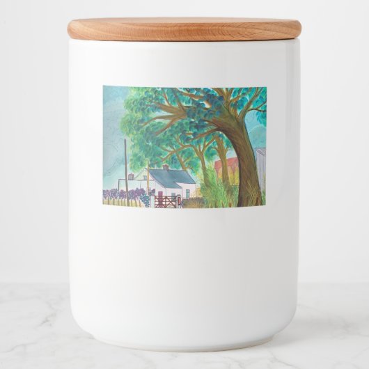 ウォーターカラーファームハウス フードラベル (正面)