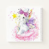 ウォーターカラーフェアリーバニー ノートブック (裏面)