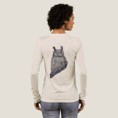 ウォーターカラーフェザー トライブレンドＴシャツ (背面全体)