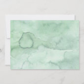 ウォーターカラーフォレストアウトドア結婚ーズありがとう (裏面)