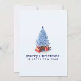 ウォーターカラーフォレスト メリークリスマスカード シーズンカード