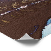 ウォーターカラーフォートローダーデールスカイライン結婚の歓迎 ポスター (角)