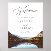 ウォーターカラーフォートローダーデールスカイライン結婚の歓迎 ポスター (正面)