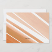 ウォーターカラーフットボール招待状 招待状 (裏面)