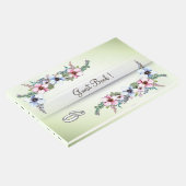 ウォーターカラーフラワーズシャイン結婚ズゲストブック ゲストブック (コーナー)