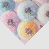 ウォーターカラーフラワーズタンポポ柔らかいパステル 薄葉紙 (詳細)